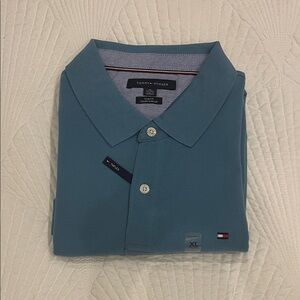 Tommy Hilfiger Men's Teal Polo Shirt Size XL. NWT!
